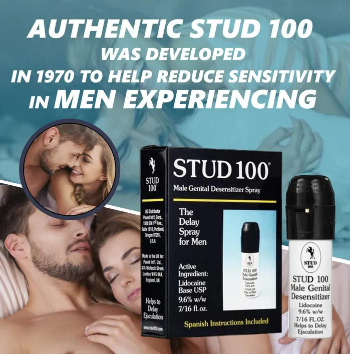 Female Sex Toys Stud 100 Stud 100 Desensitizing Spray for Men Helps to Delay Ejaculation 12g Spray Bottle Female Sex Toys Stud 100 Stud 100 Desensitizing Spray for Men Helps to Delay Ejaculation 12g Spray Bottle
