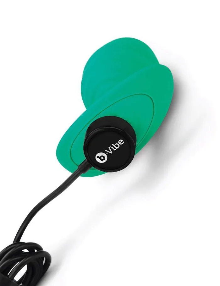 Anal bVibe bVibe Texture Butt Plug Twist Green Large