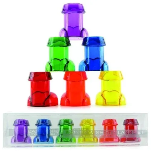 Anal Rainbow Shot Glass Set Kheper Games