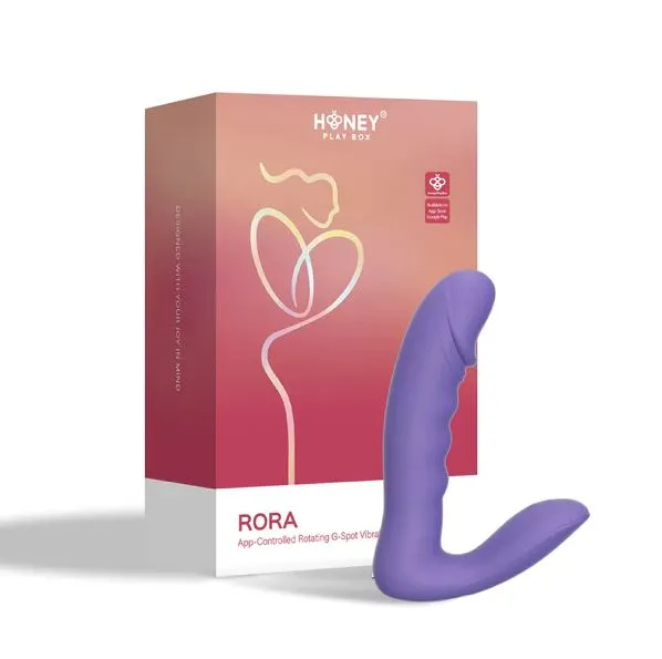 Honey Play Box Female Sex Toys Rora Rotating GSpot Vibrator Clitoral Stimulator