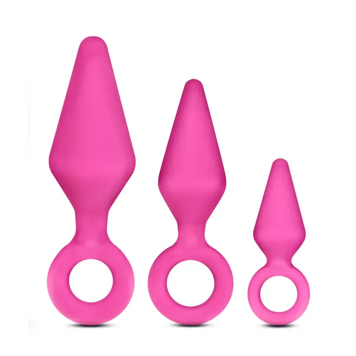 Blush Anal Blush Luxe Candy Rimmer 3Piece Silicone Anal Plug Kit Blush Anal Blush Luxe Candy Rimmer 3Piece Silicone Anal Plug Kit