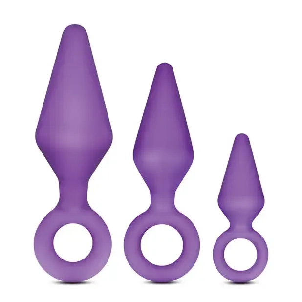 Blush Anal Blush Luxe Candy Rimmer 3Piece Silicone Anal Plug Kit Blush Anal Blush Luxe Candy Rimmer 3Piece Silicone Anal Plug Kit