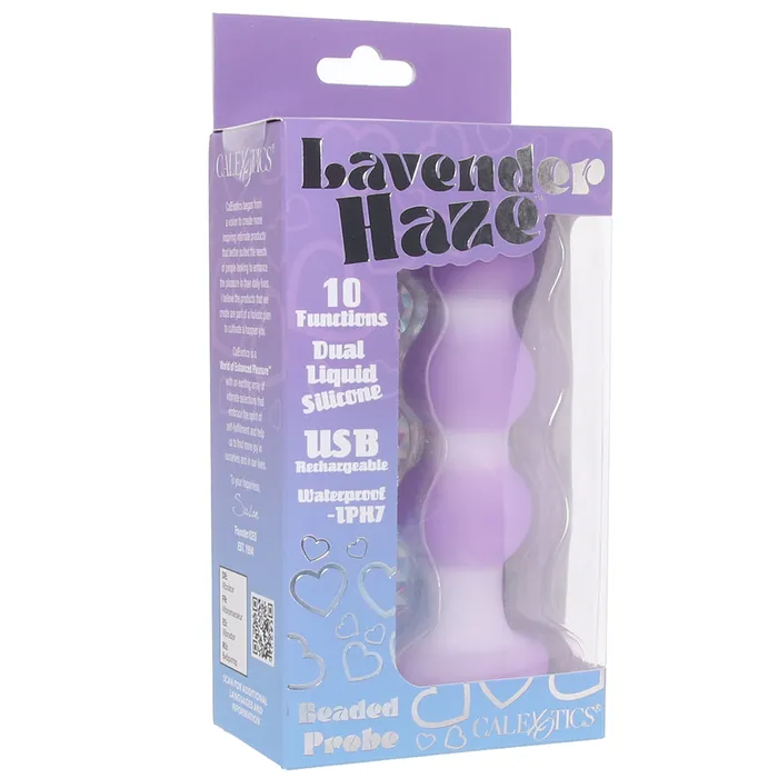 CalExotics Lavender Haze Beaded Probe Vibe Anal