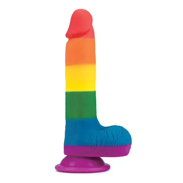 Dildos Thank Me Now INC Get Lucky 75 Real Skin Series Pride Rainbow Dildos Thank Me Now INC Get Lucky 75 Real Skin Series Pride Rainbow