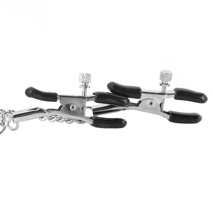 Female Sex Toys CalExotics nipple play Triple Intimate Clamps in Silver Female Sex Toys CalExotics nipple play Triple Intimate Clamps in Silver