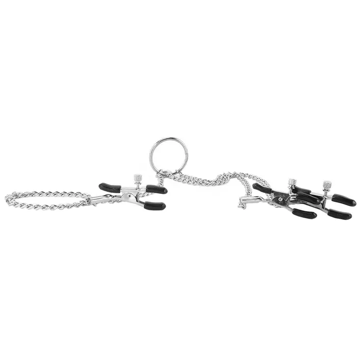 Female Sex Toys CalExotics nipple play Triple Intimate Clamps in Silver Female Sex Toys CalExotics nipple play Triple Intimate Clamps in Silver