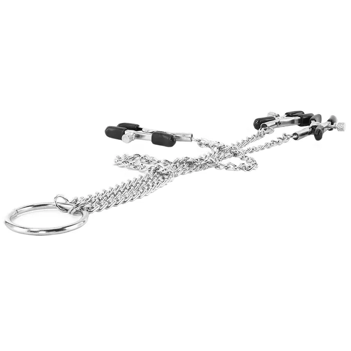 Female Sex Toys CalExotics nipple play Triple Intimate Clamps in Silver Female Sex Toys CalExotics nipple play Triple Intimate Clamps in Silver