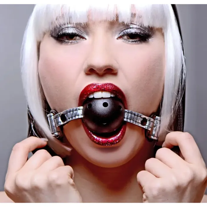 Master Series Male Sex Toys Platinum Bound Gagged Breathable Ball Gag Master Series Male Sex Toys Platinum Bound Gagged Breathable Ball Gag