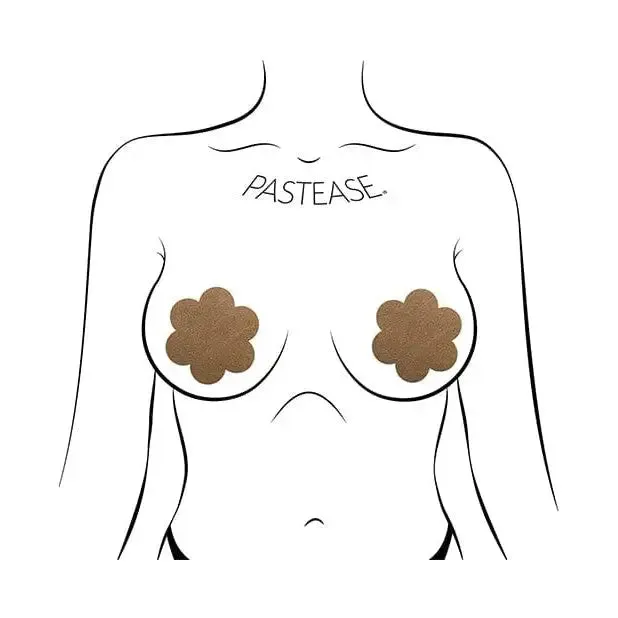 Pastease Nipple Clitoral Toys Pastease Daisy Suede Flower Nipple Pasties