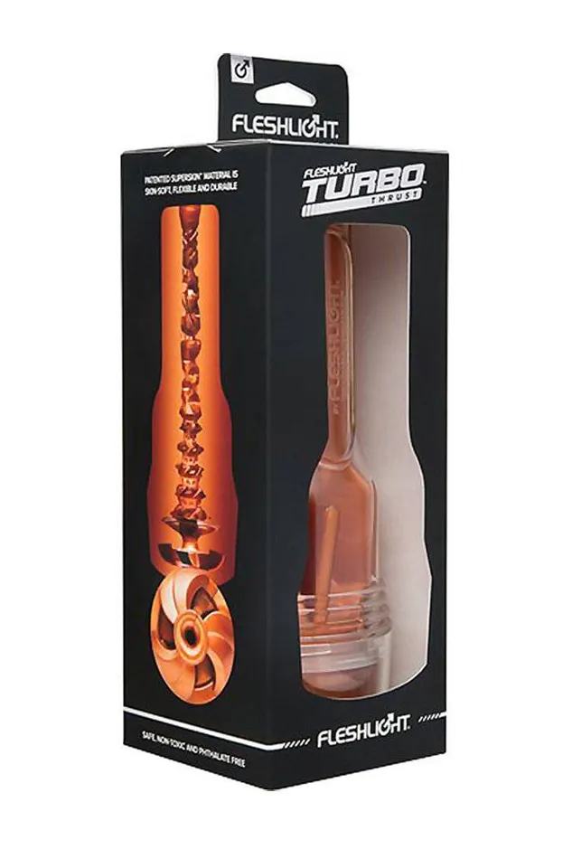 Fleshlight Turbo Thrust Masturbator Copper Fleshlight Male Sex Toys