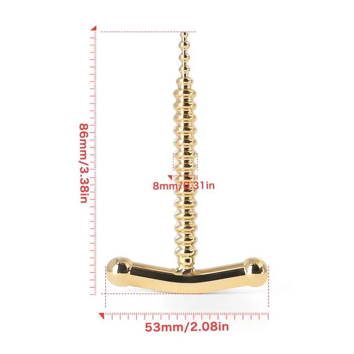 Male Sex Toys Oxyshop The CorkScrew Penis plug 03In wide