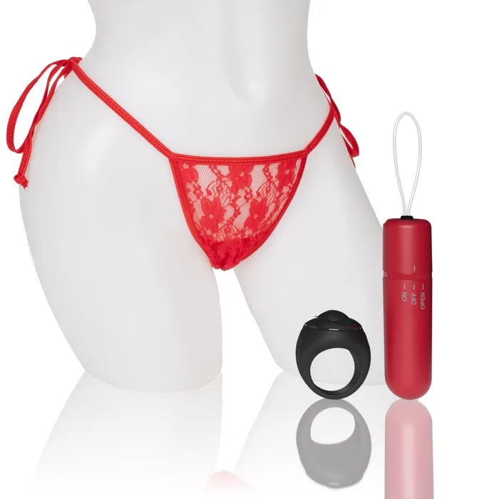 Female Sex Toys Screaming O 4t Vibrating Panty Set With Remote Control Ring Red Screaming O