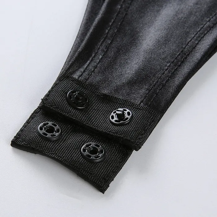 LAZADASEXTOYS Plus Size Porno Corset Sexy Leather Lingerie Women Rivet Backless Underwear Sexy Erotic Babydoll Teddy Costumes Sex Langerie Plus Size 4XL Support COD