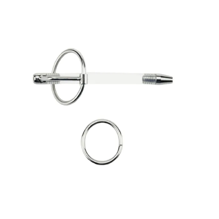 Male Sex Toys Lovegasm Hollow Silicone and Steel Catheter Sound