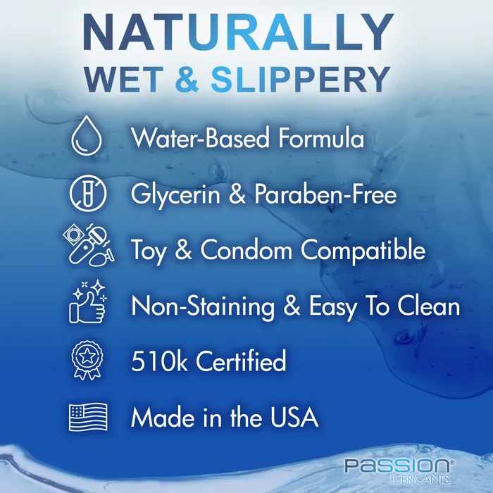 Passion Natural WaterBased Lube Passion Vibrators