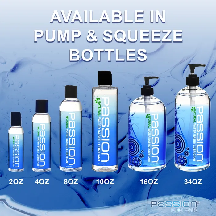 Passion Natural WaterBased Lube Passion Vibrators