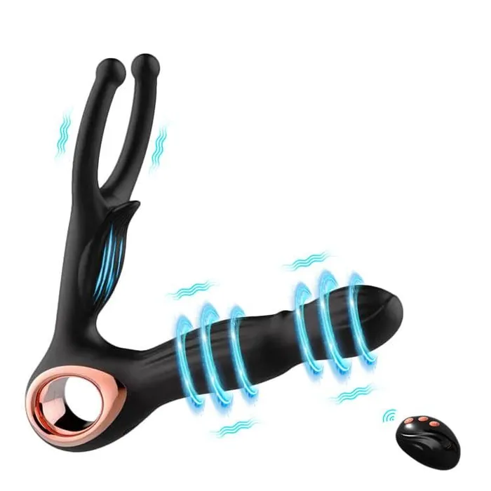 Anal propinkup 3IN1 Male Prostate Massager Anal Vibrator Butt plug