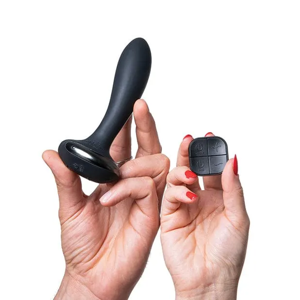 Hot Octopuss Anal Hot Octopuss PleX with Flex Remote Control Butt Plug Black