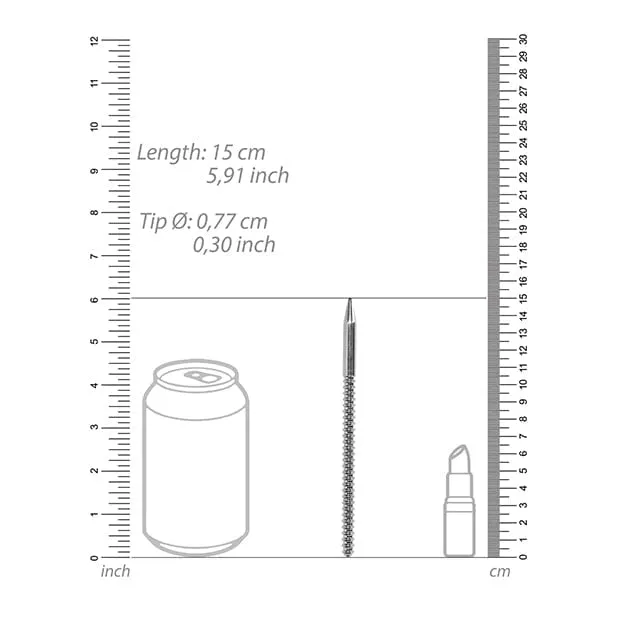 Shots Male Sex Toys Shots Ouch Stainless Steel Urethral Sound Ribbed Dilator Silver Shots Male Sex Toys Shots Ouch Stainless Steel Urethral Sound Ribbed Dilator Silver