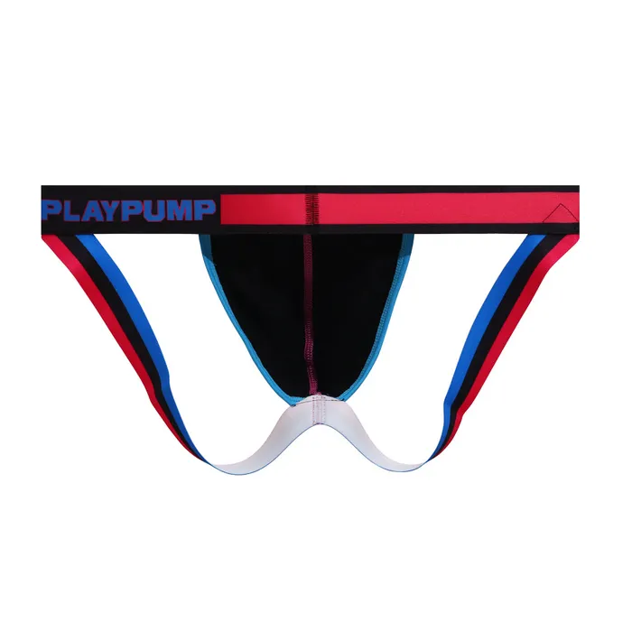 CLUB JOX PLAYPUMP PP9115 RED XXL JOCKSTRAP Club Jox Vibrators