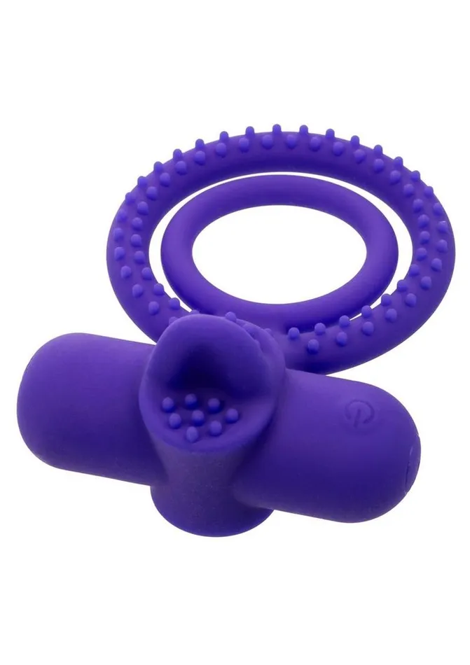 Couples Enhancers Silicone Rechargeable Dual Climaxer Cock Ring Male Sex Toys