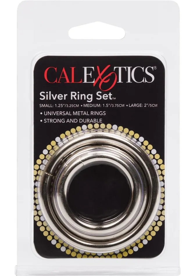 Dildos Rings Silver Cock Rings