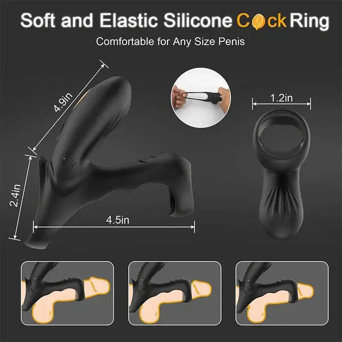 Female Sex Toys Inyarose Dual Vibration Remote Control Prostate Vibrator
