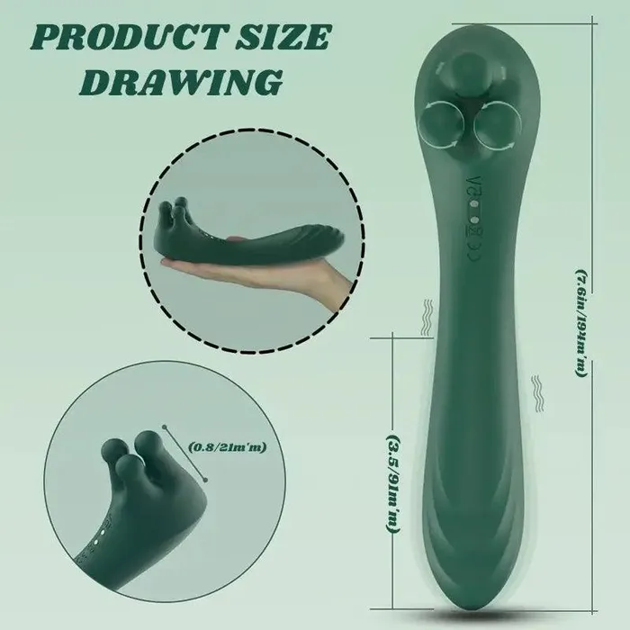 Female Sex Toys Inyarose Kneading Rotating GSpot Vibrator