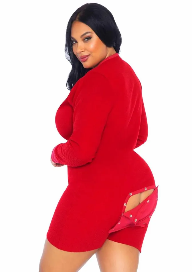 Female Sex Toys Leg Avenue Brushed Rib Romper Long Johns with Cheeky Snap Closure Back Flap Leg Avenue Female Sex Toys Leg Avenue Brushed Rib Romper Long Johns with Cheeky Snap Closure Back Flap Leg Avenue