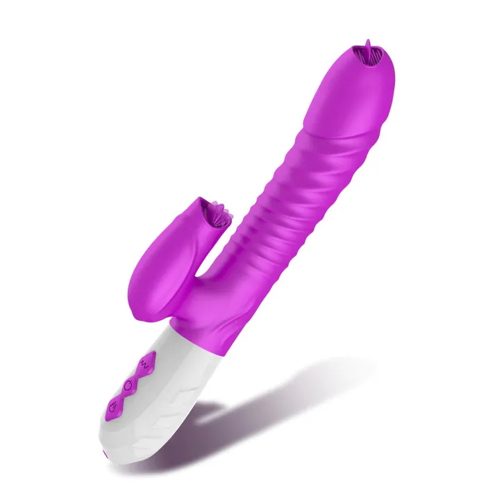 GSpot Rabbit Tongue Vibrator Earlypeach Vibrators