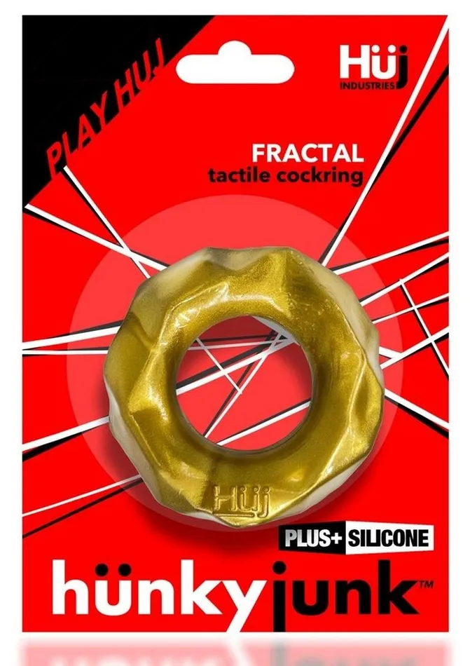 Hunkyjunk Fractal Tactile Cockring Bronze Hunkyjunk Vibrators