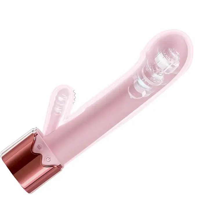 Inyarose Female Sex Toys 2in1 GSpot Clitoral Vibrator with Heating Function