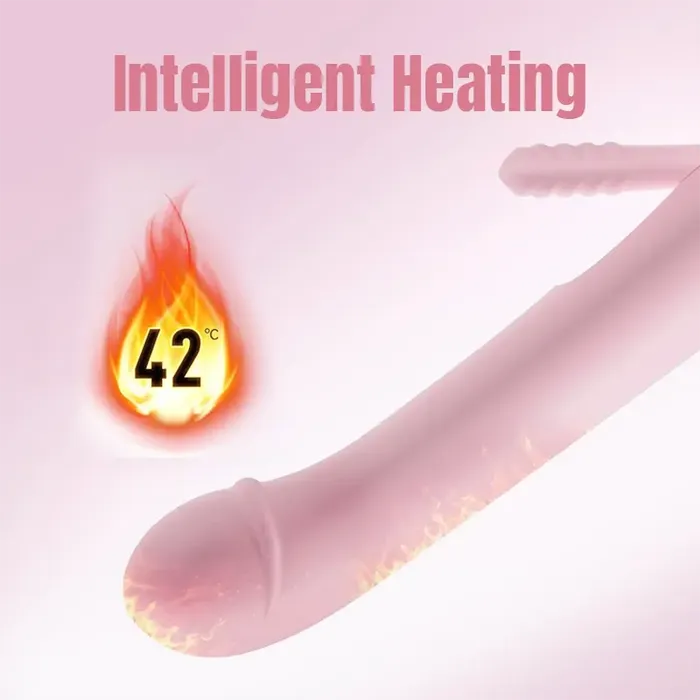Inyarose Female Sex Toys 2in1 GSpot Clitoral Vibrator with Heating Function