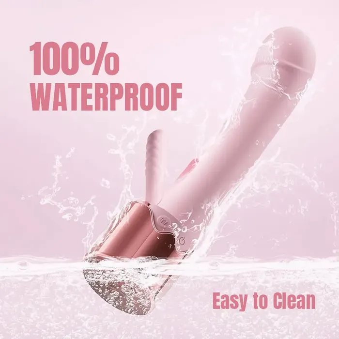 Inyarose Female Sex Toys 2in1 GSpot Clitoral Vibrator with Heating Function