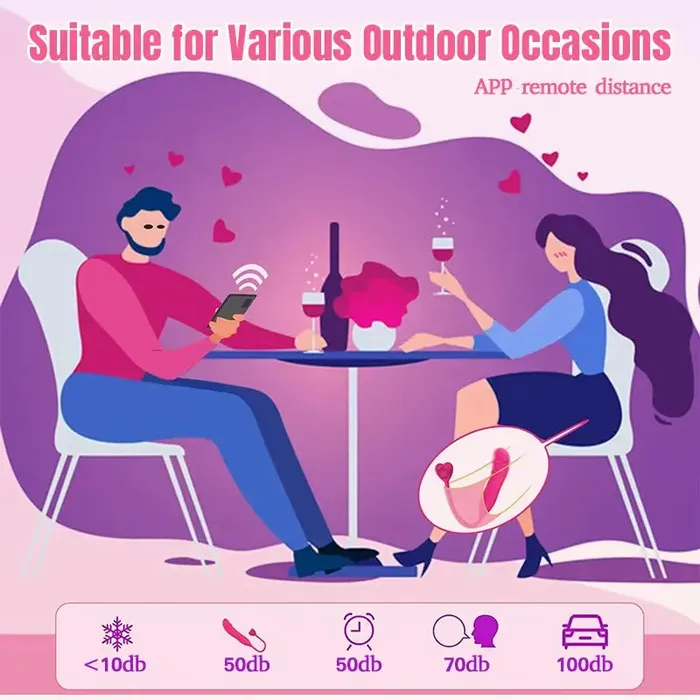 Inyarose Female Sex Toys 2in1 Vibrator Dildo for Women