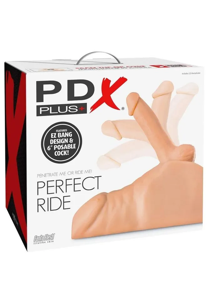 Male Sex Toys PDX Plus Pdx Plus Perfect Ride Posable Male Masturbator