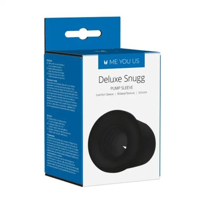 Me You Us Male Sex Toys Me You Us Deluxe Snugg Penis Pump Sleeve Black
