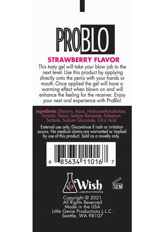 Problo Problo Fishbowl Oral Pleasure Flavored Gel 10ml 65 Per Bowl Strawberry Enhancers Problo Problo Fishbowl Oral Pleasure Flavored Gel 10ml 65 Per Bowl Strawberry Enhancers