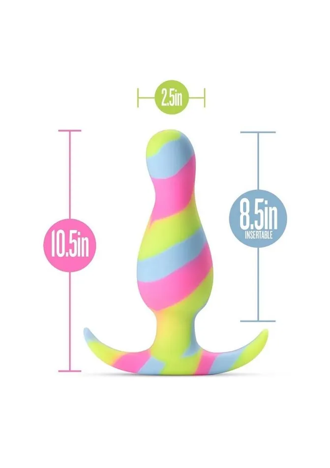 Avant Kaleido Lime Silicone Anal Plug Avant Male Sex Toys