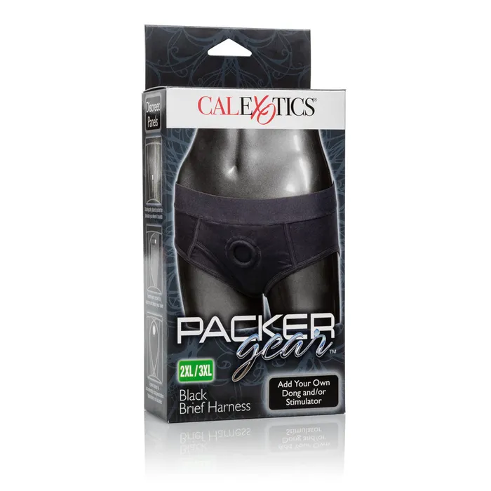 CalExotics Female Sex Toys Packer Gear Black Brief Harness 2xl3xl