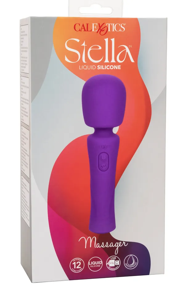 CalExotics Stella Liquid Silicone Massager Purple Female Sex Toys