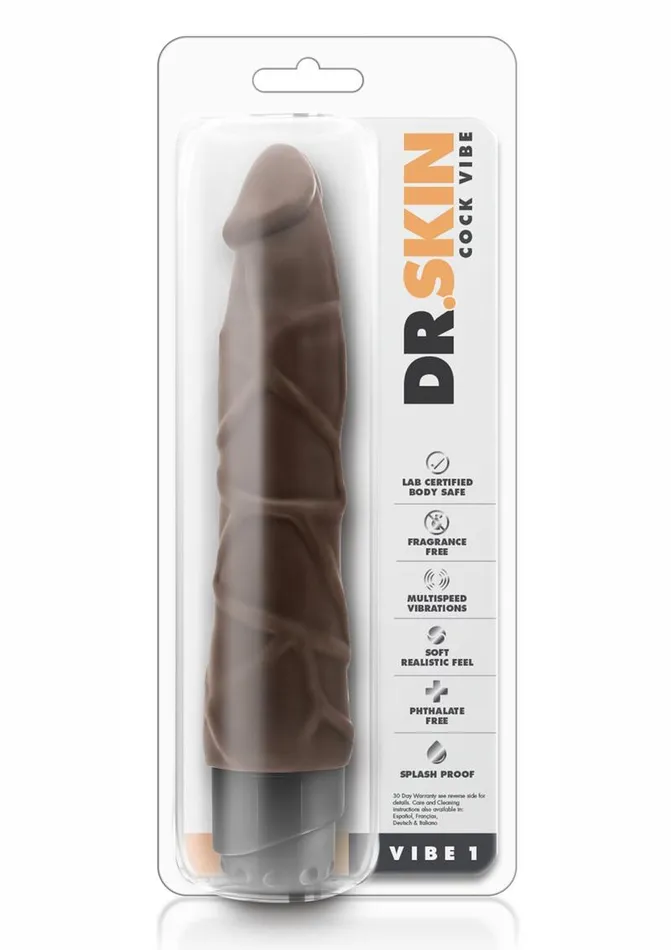 Dr Skin Female Sex Toys Dr Skin Cock Vibe 1 Vibrating Dildo