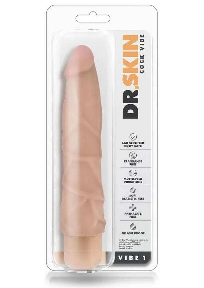 Dr Skin Female Sex Toys Dr Skin Cock Vibe 1 Vibrating Dildo