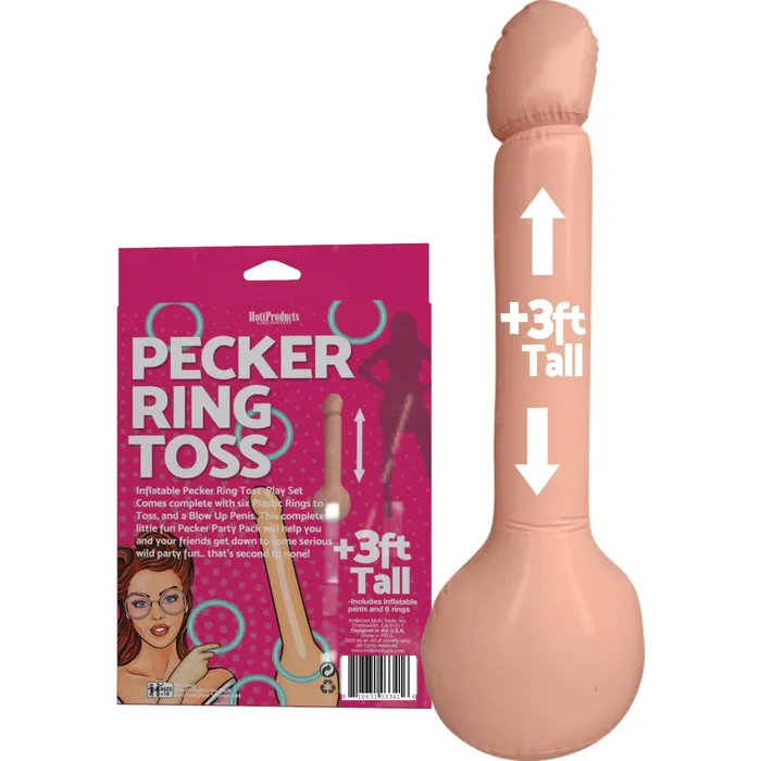 Hott Products Male Sex Toys Inflatable Pecker Ring Toss Hott Products Male Sex Toys Inflatable Pecker Ring Toss