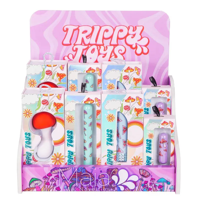 Maia Toys Vibrators Trippy Toys 8 Pc Display