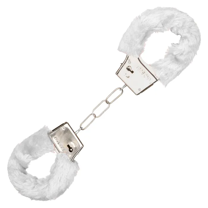 Playful Furry Cuffs White CalExotics Couples Playful Furry Cuffs White CalExotics Couples
