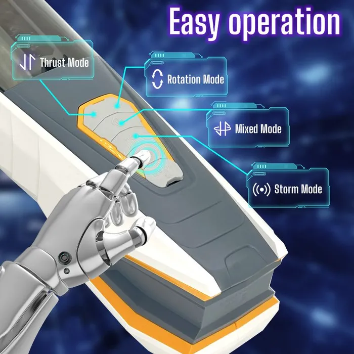 SIMU PARADISE Male Sex Toys AVENGER 51 Automatic 4 Rotating 3 Thrusting Male Masturbator