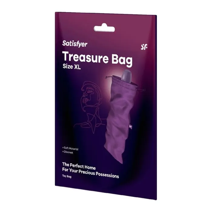 Treasure Bag Violet Extra Large Satisfyer Male Sex Toys