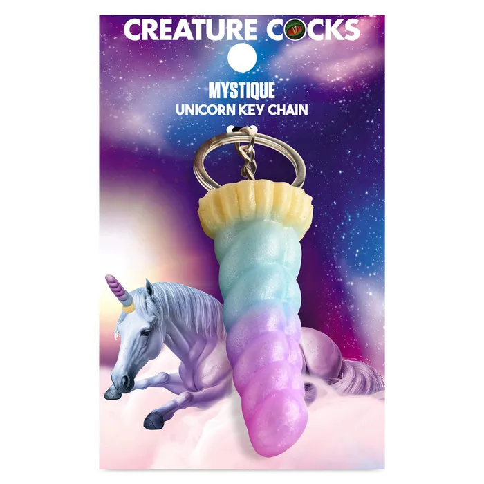 Vibrators Mystique Unicorn Keychain XR Brands Creature Cocks Vibrators Mystique Unicorn Keychain XR Brands Creature Cocks