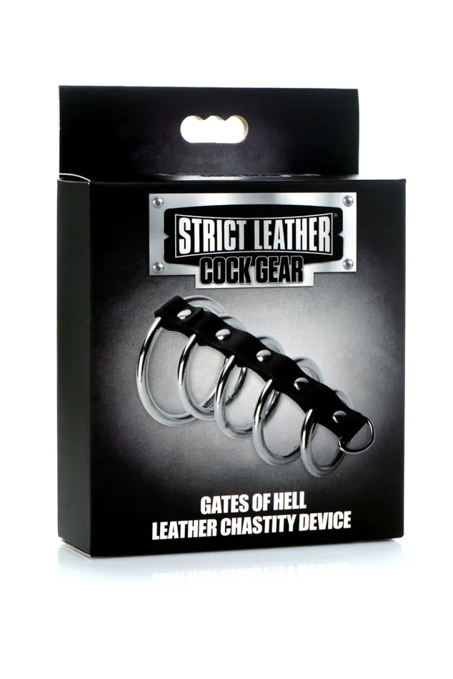 XR Brands Strict Cock Gear Gates of Hell Chastity Device Black Anal XR Brands Strict Cock Gear Gates of Hell Chastity Device Black Anal
